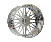 Jantes forgées en alliage d'aluminium super concaves polies sur mesure 6x5.5 8x6.5 8x170 8x180 pour Dodge Ram 1500 2500 3500