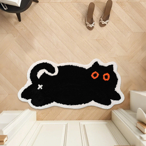 Tappeto da <span class=keywords><strong>Bagno</strong></span> Morbido e Soffice, Tappeto Antiscivolo per Interni, Tappeto a Forma di Zucca Regalo di Halloween - Product Image 6