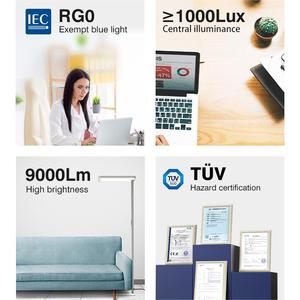 Hiện đại tối giản LED văn phòng công nghiệp làm việc Đèn sàn miễn phí đứng Nhôm Cơ thể văn phòng Ánh sáng lịch thi đấu - Product Image 2