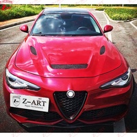 Z-ART 2016-2019 Capot moteur en fibre de carbone pour Alfa Romeo Giulia, capot moteur en fibre de carbone pour Alfa Romeo Giulia, couvercle de coffre moteur