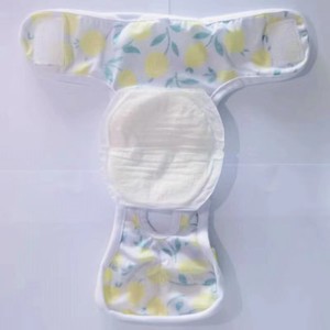 Couches hygiéniques pour animaux de compagnie en coton imprimé pour chien, un paquet de 30 protège-slips - Product Image 1