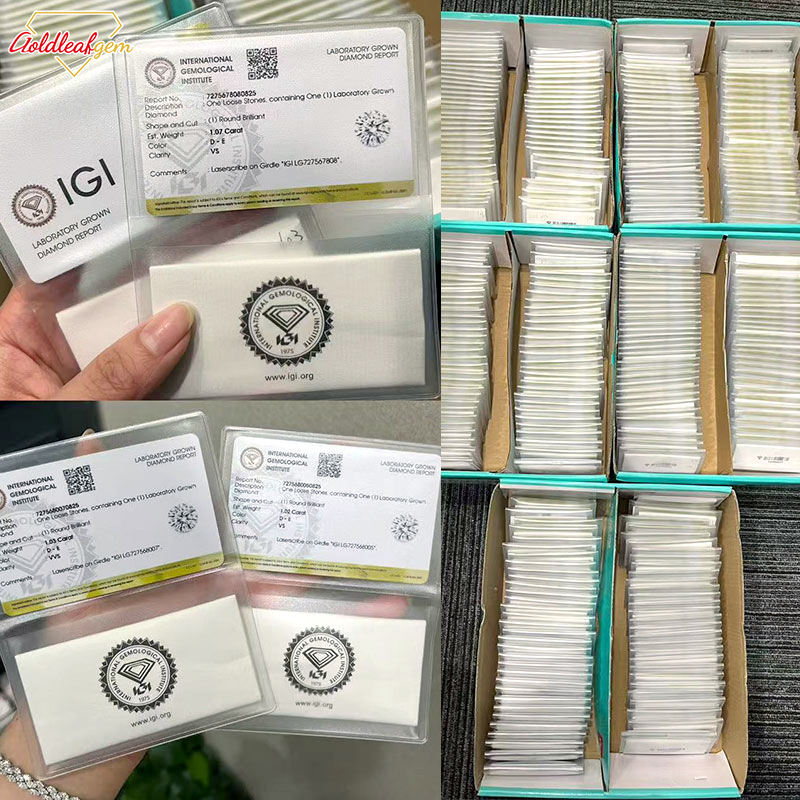 HPHT Round Brilliant Cut Lab Diamon