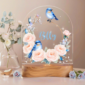 Lampe <span class=keywords><strong>de</strong></span> <span class=keywords><strong>nuit</strong></span> personnalisée avec <span class=keywords><strong>photo</strong></span> et nom par Neonawall, lampe LED blanc chaud, cadeau adorable pour la famille et les amis - Product Image 4