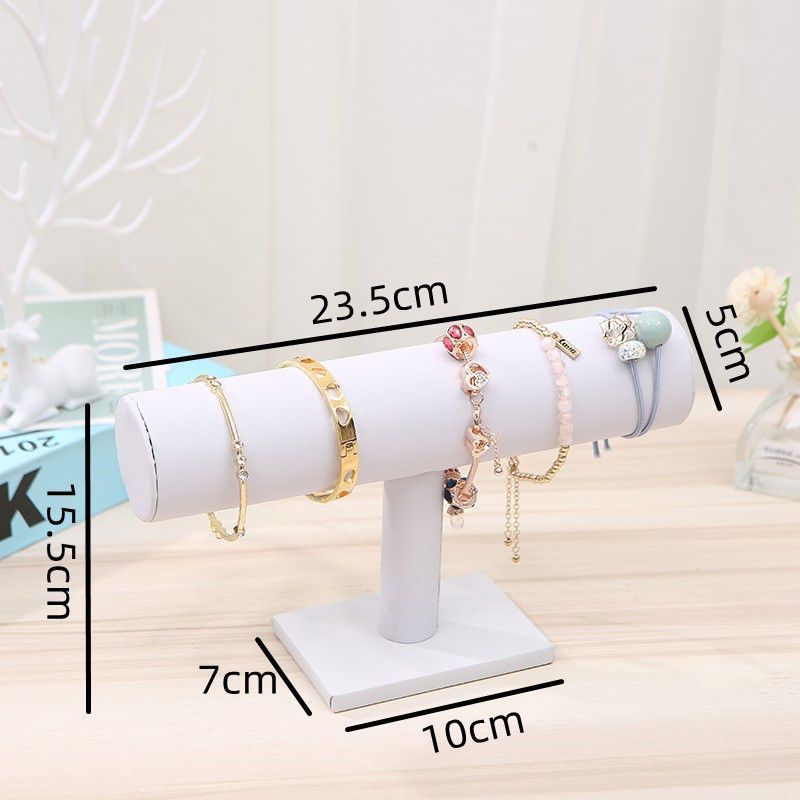 White single-row bracelet display stand