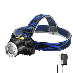 Xinsite Đèn pha LED 10W XML <span class=keywords><strong>T6</strong></span> Đèn pha cảm biến sạc 18650 chống nước siêu sáng 1000 lumen IPX5/IP65 khẩn cấp - Product Image 1