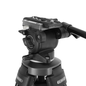 <span class=keywords><strong>E</strong></span>-<span class=keywords><strong>IMAGE</strong></span> EK630 professionnel 66 pouces 75mm 170cm bol taille caméra vidéo fluide tête LED anneau lumière trépied - Product Image 4