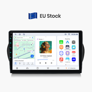 Autoradio sans fil Junsun Carplay pour Citroen Nemo Peugeot Bipper Fiat Fiorino Qubo 2008 Système de navigation GPS pour voiture Stéréo automobile - Product Image 1
