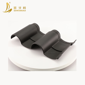 Tuiles de toiture japonaises traditionnelles en polymère pour toits de jardin, écologiques, en BMC, style antique, pour Chinatown - Product Image 4