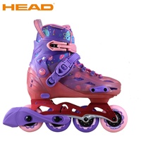 HEAD Junior Patin à roulettes Freestyle réglable Patinage en plein air Roues clignotantes Chaussures de patin à roues alignées