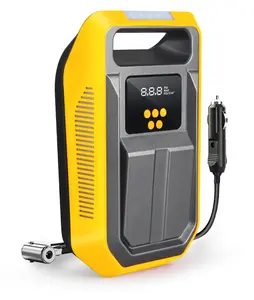 Xe lốp Inflator 150 PSI di động cầm tay thông minh kỹ thuật số màn hình cảm ứng không dây USB tự động lốp Lạm Phát máy bơm không khí