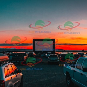 Pantalla Inflable para Cine al Aire Libre, Pantalla de Proyección Instantánea de 40 pies para Cine en Exteriores - Product Image 3
