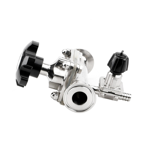 समग्र डायाफ्राम और नली बार्बेड पोर्ट के साथ 316 स्टेनलेस स्टील डायाफ्राम नमूना वाल्व - Product Image 2