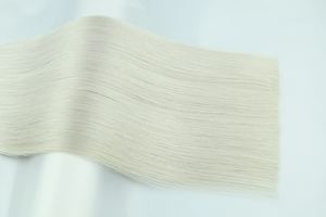 Extensiones de Cabello Humano con Trama, Color Rubio, Liso, Trama Genius, Cabello Virgen de Alta Calidad - Product Image 3