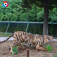 Parc d'attractions SH-RA005 modèle de tigre animatronique grandeur nature simulation animatronique réaliste grandeur nature tigre grande taille à vendre