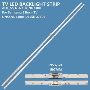Barre de rétroéclairage LED pour téléviseur Samsung AOT_55_NU7300_NU7100_2X40_3030C HX-E0010 d'origine, bande lumineuse pour téléviseur intelligent Samsung - Product Image 2