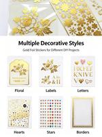 Autocollants personnalisés en PVC transparent avec estampage à chaud en feuille d'or, autocollants découpés à la forme, autocollants adhésifs pour la décoration de flacons et de boîtes cosmétiques