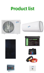 เครื่องปรับอากาศพลังงานแสงอาทิตย์ 9000Btu 12000Btu 18000Btu 24000Btu แบบพกพา ระบบไฮบริด มัลติ-สปลิต สำหรับใช้ในครัวเรือน US 024 เครื่องปรับอากาศพลังงานแสงอาทิตย์ - Product Image 6