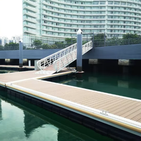 Aluminium Marina Pontoon Docks Premium Antidérapant Floating Deck for Boat Jetty