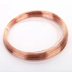 Extruded Cold Drawn T2 Red Copper Flat Wire H62 Yellow Copper Wire Conductive Bright Wire For Automotive Electrical Circuits