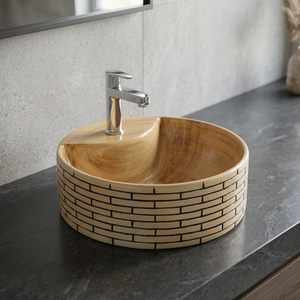 Offre spéciale Lavabo ovale moderne en céramique rose mat Lavabos de salle de bains d'hôtel Meuble de toilette avec égouttoir - Product Image 2