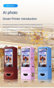 Kiosque <span class=keywords><strong>de</strong></span> machine d'impression <span class=keywords><strong>de</strong></span> photos à écran tactile instantané portable en libre-service numérique Instagram AI d'intérieur avec accepteur <span class=keywords><strong>de</strong></span> billets - Product Image 3