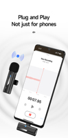 Mikrofon Lapel Nirkabel Mini Profesional 2-in-1 Peredam Kebisingan H02 untuk Perekaman Video iPhone