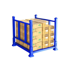 Étagères pliantes détachables empilables Étagères de stockage à froid Étagères empilables à tube inséré en entrepôt - Product Image 1