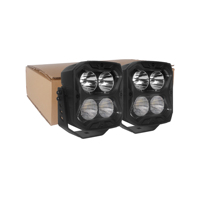 Feux de travail LED série 3039 80W, faisceau spot blanc ambre rétroéclairé, pour camion, pick-up, VTT, UTV, 4x4