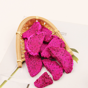Rebanada de fruta de dragón liofilizada con bocadillo natural crujiente de color rosa Sin azúcar añadido - Product Image 4