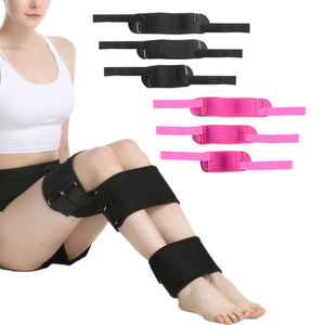 <span class=keywords><strong>Corrector</strong></span> de Postura de Piernas con Correa de Alineación de Rodilla, de 3 Etapas, Transpirable, de Malla, Agradable para la Piel, Ajustable, con Hebilla Metálica y Cierre de Gancho y Bucle - Product Image 1