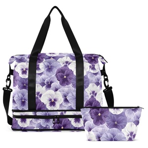 Bolsa de Viaje Grande Personalizada, Impermeable, Plegable, con Compartimento para Zapatos, Maleta de Gimnasio con Bolsa de Maquillaje - Product Image 1