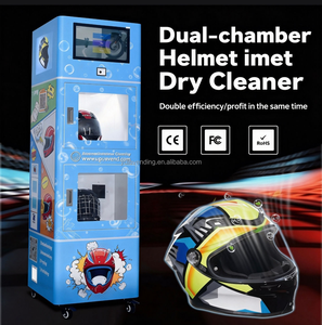 Limpiador y Desinfectador Automático de Cascos |   Máquina de Lavado de Cascos de Motocicleta para Venta al por Menor y Alquiler |    Capacidad para 5 Cascos, Ciclo de 5-8 Minutos - Product Image 2