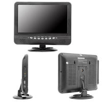 Nouveau produit, téléviseur numérique portable mini 9,5 pouces, rechargeable, ATSC, fabriqué en Chine, très vendu