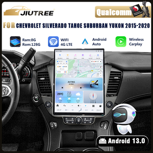 วิทยุติดรถยนต์ระบบแอนดรอยด์ขนาด 15.6 นิ้ว สำหรับเชฟโรเลต ซับเบอร์บัน ทาโฮ จีเอ็มซี ยูคอน ปี 2015-2020 เครื่องเล่นมัลติมีเดีย GPS คาร์เพลย์ - Product Image 4