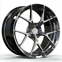 Jantes de voiture pour passagers personnalisées, chromées, à cinq branches, monobloc, forgées, 19-22 pouces, 5x120, pour BMW Série 3, Série 5, X3, X5