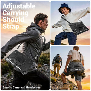 Funda Protectora para Tablet <span class=keywords><strong>Xiaomi</strong></span> <span class=keywords><strong>Pad</strong></span> 2 Pro 12.1 Pulgadas 2026 con Correa para el Hombro, Soporte Giratorio 360° y Agarre Giratorio 360° - Product Image 5