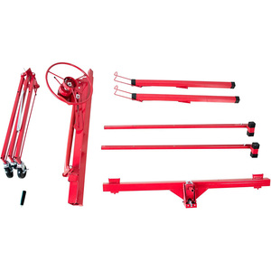 HAVORS DT-007, élévateur de cloisons sèches en métal robuste, manuel, hauteur de levage de 3,35 m/4,7 m, roues à roulettes, sangle en acier - Product Image 3