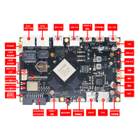 Placa de Desarrollo Rockchip RK3588 con NPU de 6T, Ocho Núcleos, 2/8/16GB de RAM, 32/64/128GB de Almacenamiento para G61 MP4 GPU, Kit Nano-RK3588