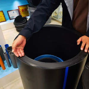 Hoogwaardig stedelijk waterleidingnetwerk van polyethyleen, grote diameter PE100 <span class=keywords><strong>HDPE</strong></span> buizen - Product Image 3