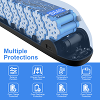 Batterie au lithium pour vélo électrique de montagne Hailong 52V 20Ah, compatible avec les entrepôts étrangers, livraison directe en une seule pièce