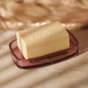 Dispenser di Sapone da Viaggio Pratico e Drenante, Portasapone in Acrilico Resistente e Impermeabile con Effetto Ondulato per Hotel - Product Image 2