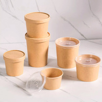 Assiettes et bols en papier jetables écologiques de qualité alimentaire de 950 ml/32 oz pour pizza, collations, salades, contenants à emporter, emballages alimentaires
