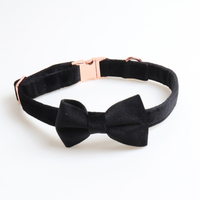Collier pour chien en velours réglable avec boucle métallique, à libération rapide, personnalisé, de luxe, simple, en polyester, vente en gros de Chine, faible MOQ