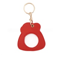 Cadre triangulaire créatif en cuir PU pour broderie au point de croix, ornement à finition libre, cadeau DIY pour broderie au point de croix, durable et portable