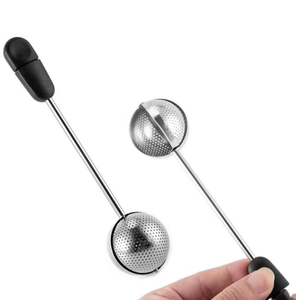 Food Grade Stainless Steel Wire Mesh Ball Strainer <b>Tea</b> <b>Infuser</b> With Handle - Product Image 5