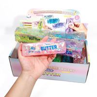 Nouveau produit le plus vendu : Jouet anti-stress en forme de bâton de beurre ou de vaseline, en caoutchouc souple et coloré, avec ruban et forme de dessin animé amusante