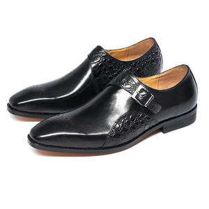 Luxury Derby Designer Lace-up Breathable Waterproof Camouflage Patterned Genuine Leather Closed Toe Formal Soft <b>Shoes</b> - Product Image 6