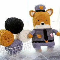 Fil Chenille Velours Doux et Chaud en Polyester, Couleurs Assorties, Gros Fil pour Crochet et Tricot
