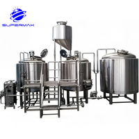 Équipement de brassage personnalisé de 1000 L avec commande PLC et acier inoxydable SUS304 pour brasserie et pub