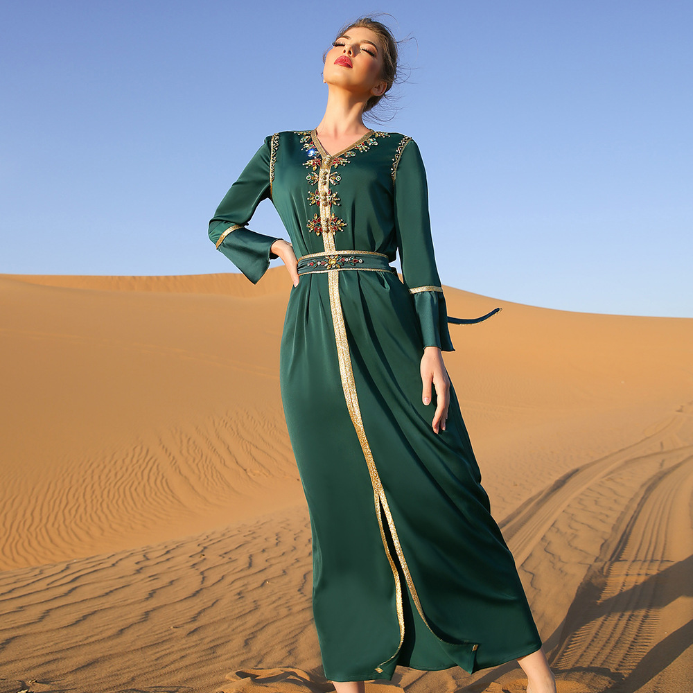Wholesale Egypt Maxi Dresses Elegant Plain Satin Silk | Alibaba.com